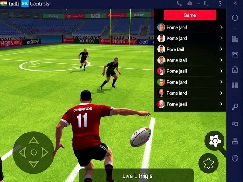 Delhi Rugby Force gameplay screenshot